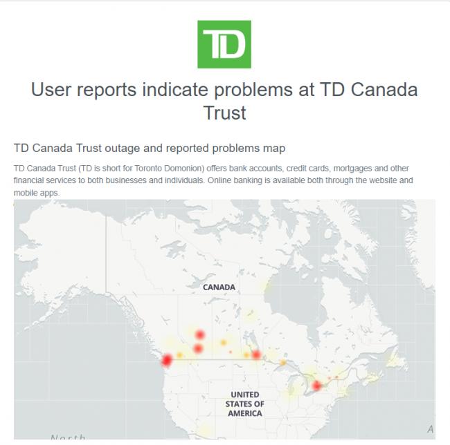 欲哭无泪！加拿大TD银行存款故障：大批华人收不到工资 账单房租付不起！