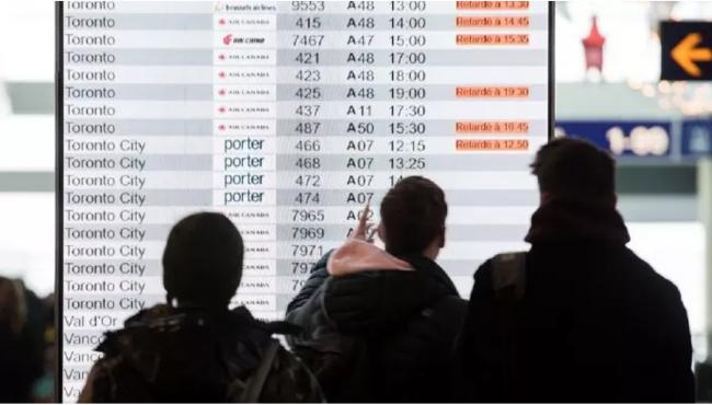 加拿大两家大型航空公司准点率北美最差